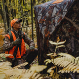 Barronett Blinds® Road Runner, Portable Hunting Blind, Pop-Up Hub Blind, Zipperless Windows, Lightweight, 2-Person, Bloodtrail® Woodland, 67” x 71” x 71”, RR200BT Barronett Blinds