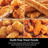 Ninja Air Fryer with Air Crisp | 5 QT Capacity fits up to 4lbs of Fries | 4-in-1 Pro Air Fry, Roast, Reheat, Dehydrate | 400°F Max Temp | 1750 Watts | W/Nonstick Basket & Crisper Plate | Grey | AF141