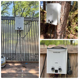 GASLAND Professional G10 Outdoor Propane Tankless Water Heater, 68,000 BTU, 10L Ultra Slim Portable Camping Propane Shower for Off Grid, Adjustable Temperture, Overheating Protection