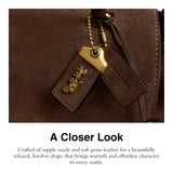 COACH womens Slouchy Rogue Top Handle Bag
