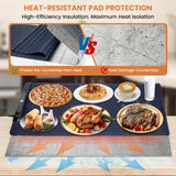 Warming Mat for Food Extra Large - 36”x15” Electric Food Warmer with Heat Resistant Pad, 11 Temperature & 20 Timer Settings with 6 Preset Modes, Dual Temperature Display, Child Lock & Auto Shut-Off
