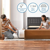 COOL GEL Chill Memory Foam 14-Inch Mattress with 2 Pillows, CertiPUR-US Certified, Mattress in a Box, King, White