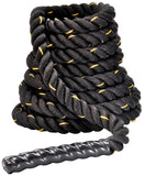 Fitvids Battle Rope 1.5Inch 2 Inch Diameter Poly Dacron 30 FT – 40 FT – 1.5-Inch, 30FT – Black