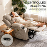 BRTHORY Electric Power Recliner, Nursery Rocking Chair with Glider & Swivel