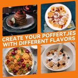 Mini Pancakes Maker Machine, Dutch Mini Pancake Griddle | Yellow Baker's Friend