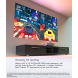 Epson EpiqVision Ultra LS500 Laser Ultra Short Throw Projector, 4000 lumens, 4K PRO-UHD, HDR, Android TV, Google Assistant