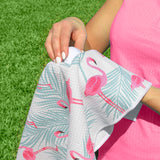 Playing It Forward Magnetic Golf Towel for Golf Bags with Clip for Men & Women, Waffle Weave Microfiber Towel, Set of 3