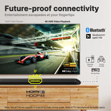 Nakamichi Shockwafe Ultra 9.2.4 Channel Soundbar System with Dolby Atmos/DTS:X, Dual 10" Subwoofers, 4 Rear Surround Speakers, 1300 Watts Max Output Power