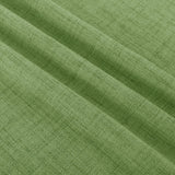 Macochico Extra Wide Pinch Pleated Linen Curtains for Sliding Door Patio Doors with Tieback, Natural Living Room Bedroom Curtain Privacy But Let Light in, 120”Wx96”L, Green, 1 Panel