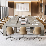 Tribesigns 7 ft Extra Long Conference Table, 86-Inch Office Meeting Room Table