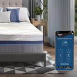 IZONE Smart Mattress, Dual-Sided Adjustable, Plush to Firm, Personalized Lumbar Support for Couples, Compatible with Adjustable Bases, 100-Night Trial (16-Inch, King (U.S. Standard))