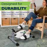 DeskCycle Under Desk Bike Pedal Exerciser - Stationary Bikes for Home & Office - Standard and Adjustable Height Versions DeskCycle