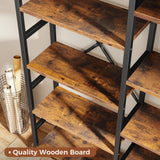 Bookshelf, Bookcase with 14 Open Display Shelves, Wide Book Shelf Book Case for Home & Office
