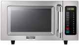 Midea Equipment 1025F1A Countertop Commercial Microwave Oven with Touch Control, 1000W, Stainless Steel, .9 CuFt