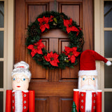 Prime Retreat Giant Nutcracker Mr. & Mrs. Claus Set