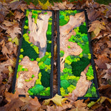 Handmade Preserved Moss Wall Art with Solid Cedar Wood Frame, 100% Real Moss Wall Decor, Maintenance-Free Greenery Art for Modern Office & Home, Unique Vertical Nature Art Gift 1 Piece, 24" x 60"