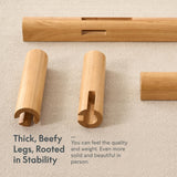 FLEXISPOT Hako G2 Japanese Joinery Bed Frame King, No-Tool Assembly