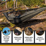 OneTigris TEGIMEN Hammock Hot Tent + KOMPOUND Camping Hammock