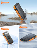 Solar Charger Power Bank, 40000mAh Portable Charger QC3.0 18W PD 20W Fast Charging External Battery Pack with USB C MOSKIZ