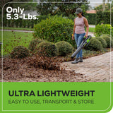 Greenworks 60V 700 CFM Brushless Leaf Blower, 5.0 Ah Battery and Rapid Charger