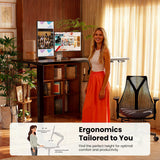 ErGear Height Adjustable Electric Standing Desk, 55 x 28 Inches Sit Stand up Desk, Memory Computer Home Office Desk