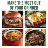 Meat Grinder, 1.0 HP Stainless Steel Electric Meat Grinder Machine, Ideal for Heavy Use LEM