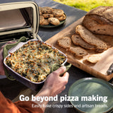 Ninja Artisan Pizza Oven, 12-in Pizza in 3-Min, 700F, 5-in-1, Gray, MO201
