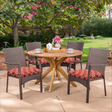 Outdoor Chair Cushions Set of 4, Water Resistant Patio Chair Cushions with Ties