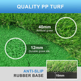 Ponsonbay Golf Putting Green Indoor 3.3x10 Ft Large Golf Putting Mat Professional Artificial Grass Turf Practice Mat with Sand Pit for Home, Office & Outdoor