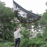Night Cat 2-Persons Backpacking Tent: Waterproof Lightweight Camping Tent for Two People Hiking Outdoor Mountain with Aluminum Poles and Rainfly Army Green