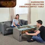 Barrington 40” Urban Foosball Coffee Table, Durable & Stylish Design with Tabletop Sports Soccer Balls, Perfect for Family Game Rooms