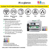 Color All-in-One Supertank Printer with Scanner, Copier, Fax, and Epson