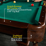 Barrington Billiards 7.5' ft Springdale Pool Table with Billiard Ball and Cue Stick Set