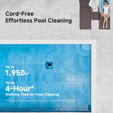 DREAME Z1 Cordless Robotic Pool Cleaner, 8000 GPH Suction, Floor & Wall & Waterline Cleaning, Automatic Pool Vacuum for Above & In-Ground Pools, 180+ Minutes Runtime