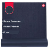 Manduka PROlite Yoga Mat 68" - 4.7mm | Lifetime Durability | Hygienic Construction | Teacher Approved | 68 x 24 inches | Midnight