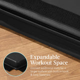 Best Choice Products 10ftx4ftx2in Folding Gym Mat 4-Panel Exercise Gymnastics Tumbling Workout Fitness Floor Mats w/Carrying Handles – Black Best Choice Products