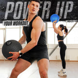 Yes4All Slam Balls, 10-40lb Medicine Ball Weight, Durable PVC Sand Filled Workout Dynamic Medicine Ball for Core Strengthen Yes4All