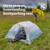Big Agnes Blacktail & Blacktail Hotel Tent - Backpacking Tent for Camping, 3 Season, Ultralight, Waterproof, Warm Olive/Chinois Green, 2 Person