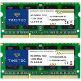 1.5V / 1.35V CL9 2Rx8 Dual Rank 204 Pin SODIMM Laptop Notebook PC Computer Memory RAM Module