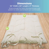 SHIATSU THAI MASSAGE MAT 54x80x3 w/natural cotton cover