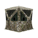 Barronett Blinds® Big Cat™ Heavy-Duty, Portable Hunting Blind, Heavy-Duty Hub Blind, 600 Denier Fabric, Low Profile Windows, 3-Person, Crater™ Thrive, 80” x 90” x 90”, BCHD350CT Barronett Blinds
