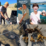 Crawfish Trap Crawdads Crayfish Trap Torpedo Heavy Duty Bait Steel Mesh Wire Black with Clip Two-Piece Durable (6 Pack)