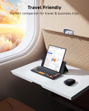 Aswwid Ultra Compact Keyboard Mouse for Z Fold 8 Ultra/7/6/5 and Wireless Car Charger Mount