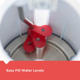 1.7L Cordless Electric Kettle, KE1560W, Premium Texture, Water Window, Rapid Boil, Auto Shutoff, White BLACK+DECKER