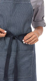 Chef Works Unisex Portland Kitchen Apron, Indigo Blue, One Size
