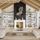6 Tier Large Bookshelves, 70.8 Inch Tall Bookshelf and Bookcases for Living Room, Study Room, Home Office Library