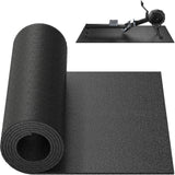 Crostice Bike Trainer Mat Compatible with Peloton Bike, for Treadmill & Row, THK 6mm, Under Mat Protect Hardwood Floor Carpet