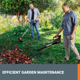 Worx 20V 12" Cordless String Trimmer & 360 CFM Leaf Blower Combo, 2 Batteries & Charger Included, WG930.2