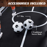 Barrington 40” Urban Foosball Coffee Table, Durable & Stylish Design with Tabletop Sports Soccer Balls, Perfect for Family Game Rooms