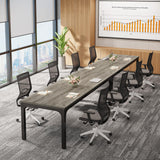 78.74" W x 27.56" D Large Office Conference Table, Modern Seminar Meeting Table Desk for Boardroom, Meeting Room